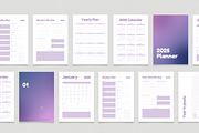 2025 Digital Planner Printable A4, a Print Template by The Chaos Project (Thumbnail 3 of 8)