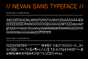 Nevan - Sans Serif Typeface, a Sans Serif Font by MaikoHatta (Thumbnail 5 of 7)