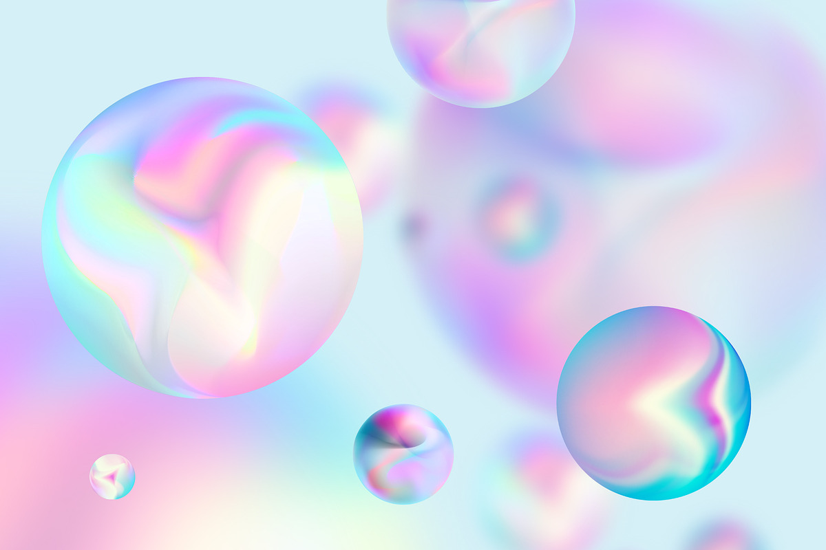 Exordium Dynamic Gradient Shapes, a Texture Graphic by Polar Vectors (Photo 16 of 16)