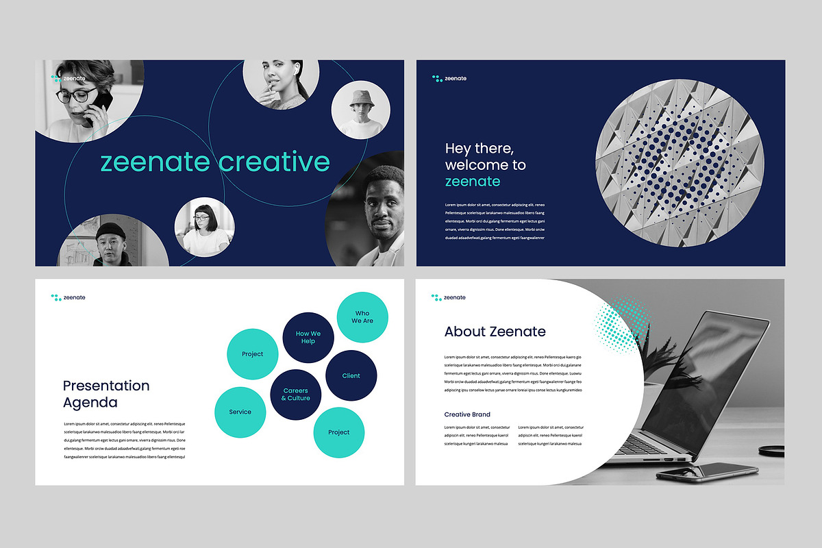 ZEENATE - Powerpoint Template, a Presentation Template by rgbryand