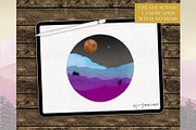 Procreate Landscape Watercolor Set, a Brush Add-On by My Fancy Design Shop (Thumbnail 9 of 12)