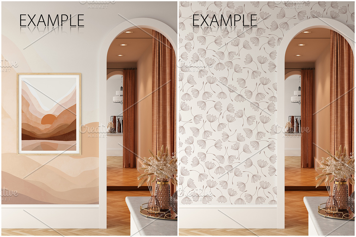 Frame & Wall Mockup Bundle - 6, a Print Template by Yuri-U (Photo 11 of 16)