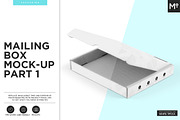 Mailing Boxes Mock-up Part 1, a Cups & Container Mockup by BlackMocca (Thumbnail 1 of 14)