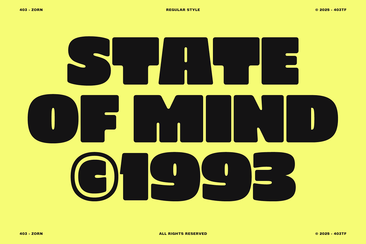 403 Zorn Variable Display Font, a Sans Serif Font by 403 Type Foundry (Photo 9 of 16)