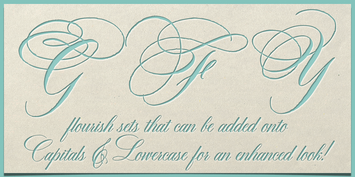 Dom Loves Mary, a Script Font by Correspondence Ink (Photo 3 of 6)