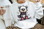 Christmas Polar Bear Lights Clipart, an Illustration by Sublimation Artist (Thumbnail 5 of 6)