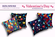 Seamless patterns for Valentines Day, a Texture Illustration by KENO Mascots (Thumbnail 5 of 8)