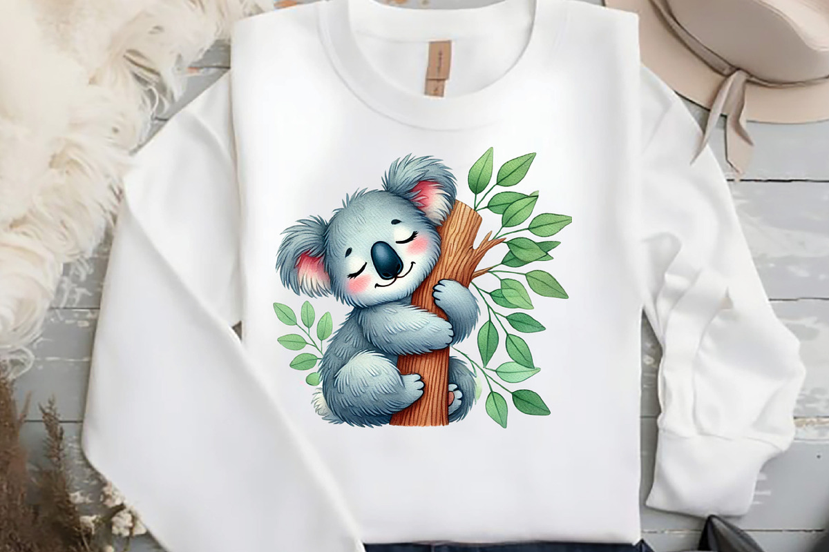 Watercolor Cute Animals Clipart, an Illustration by DreamCafeArt (Photo 2 of 4)