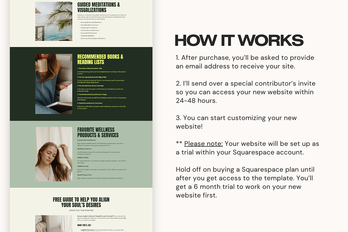 Podcast Squarespace Website Template, a Squarespace Template by molly ho studio (Photo 4 of 8)