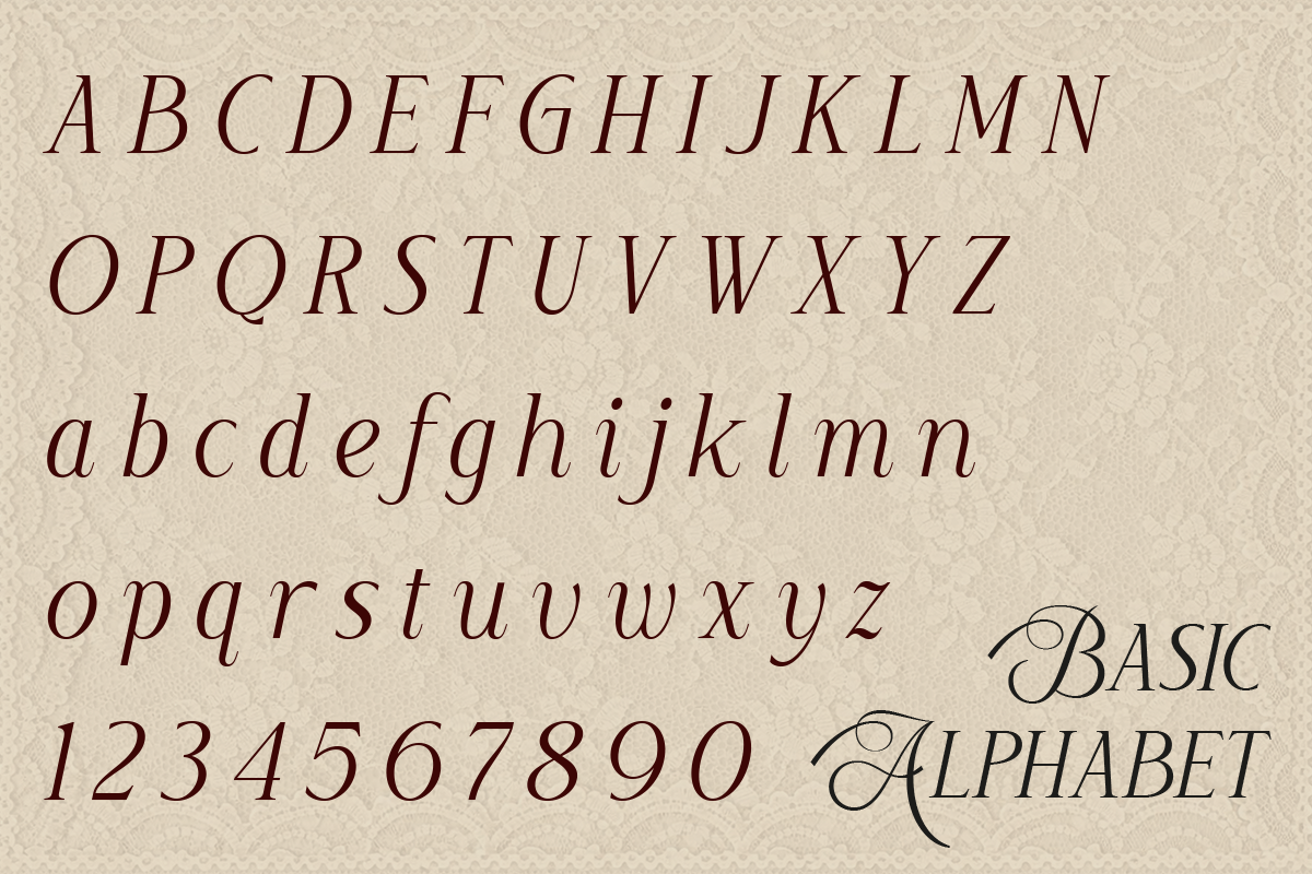 Elegant Wedding Serif - Rapodhite, a Serif Font by Font Liner (Photo 9 of 13)