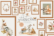 Autumn woodland Forest fall animals, an Animal Illustration by 60secondsArt (Thumbnail 1 of 13)