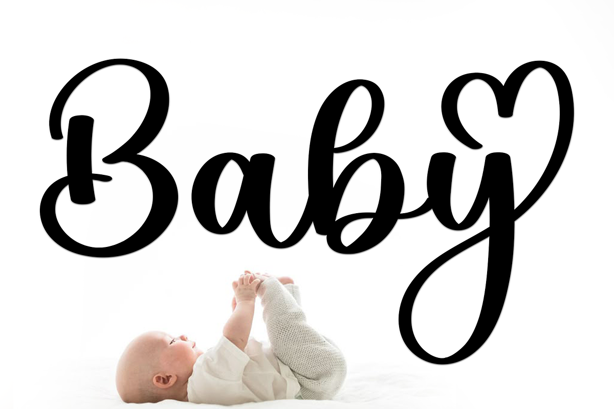 Boy Baby, a Handwritten Font by InermediaSTUDIO (Photo 4 of 7)