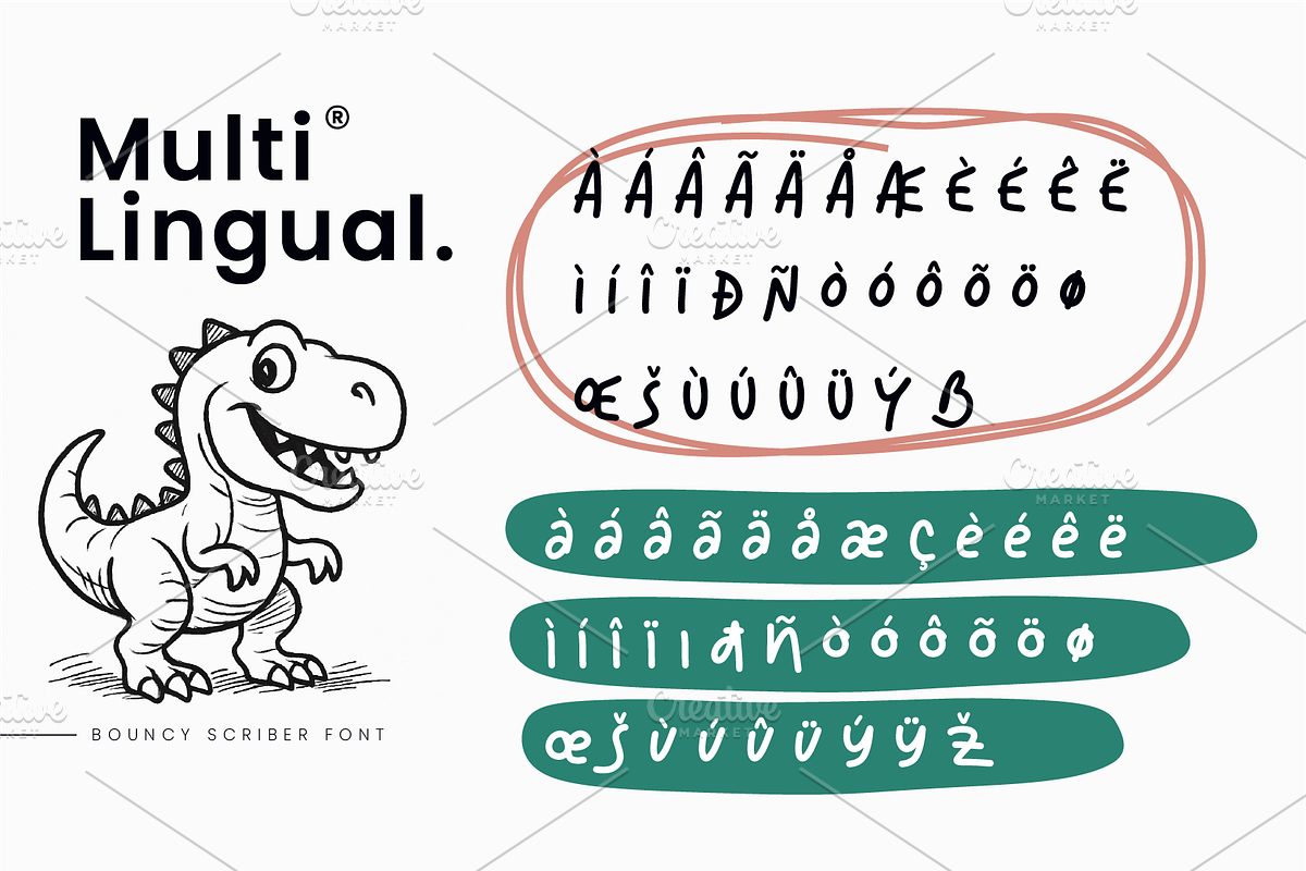 Bouncy Scriber Handwriting Font, a Handwritten Font by Ronny Studio (Photo 8 of 8)