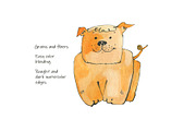 Cats and dogs. Watercolor., an Animal Illustration by Novikova Lida (Thumbnail 4 of 5)