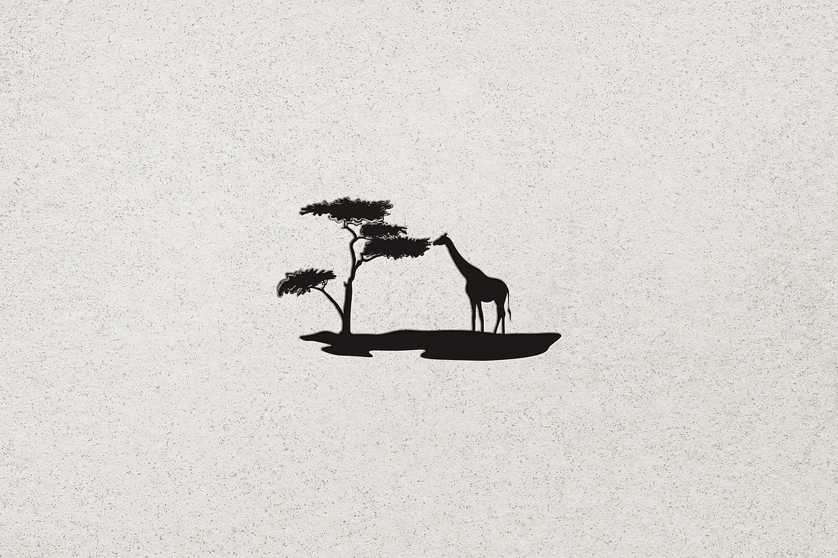 Minimalist Silhouette Giraffe Logo, a Branding & Logo Template by Luxury Logos (Photo 4 of 4)