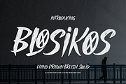 Blosikos | Hand Drawn Brush, a Handwritten Font by gracetype_studio (Thumbnail 1 of 12)