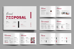 Clean Landscape Brand Proposal, a Brochure Template by MightyDesign