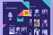 Conference Responsive PSD & Sketch, a Landing Page Template by TIB Digital (Thumbnail 1 of 7)
