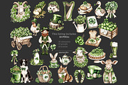 St Patricks Day Clipart, a Person Illustration by GlamArtZhanna (Thumbnail 6 of 8)