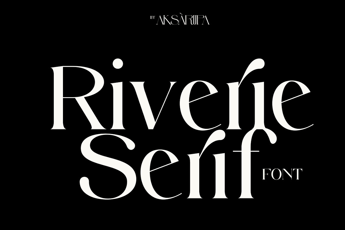 Riverie, a Serif Font by Zelda Graphic (Photo 1 of 12)
