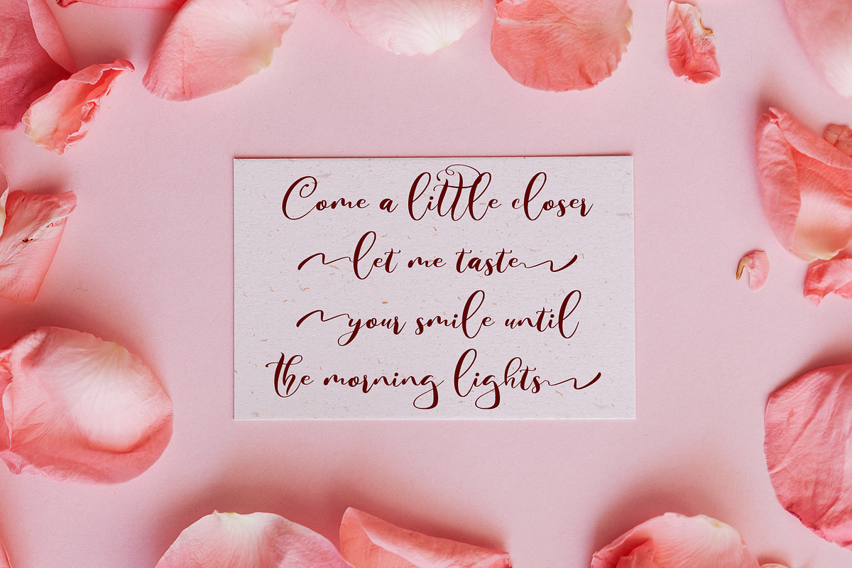 Hello Martha // Elegant Script Font, a Script Font by Aldedesign (Photo 2 of 12)