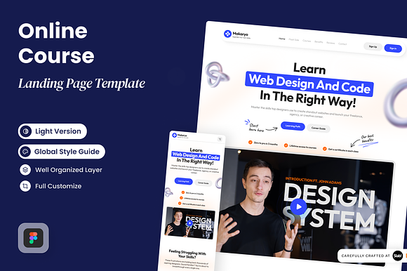 Makaryo - Online Course Landing Page preview 5