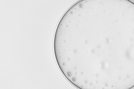 White foam bubble from soap close up, a Beauty & Fashion Photo by Olha Kozachenko