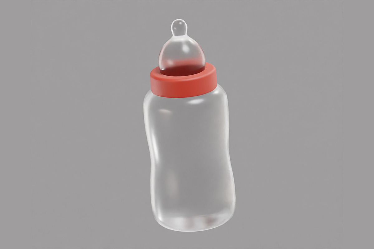 Pacifier bottle, an Object 3D Model by fahad121 (Photo 6 of 8)