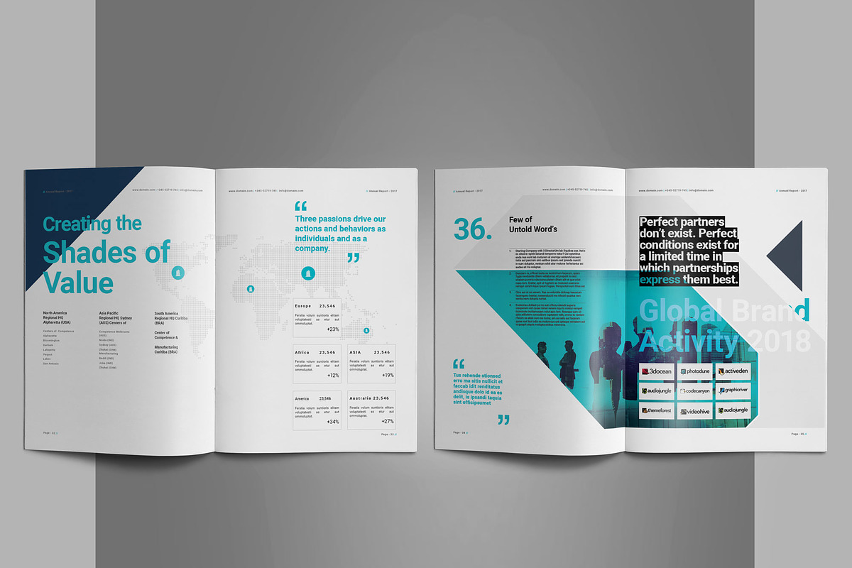 Annual Report Template, a Brochure Template by Elite_Standard (Photo 12 of 14)
