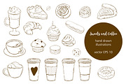 Sweets and Coffee, a Food Illustration by Imaginasty (Thumbnail 3 of 3)