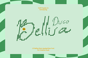 CS Bellisa Disco, a Handwritten Font by Craft Supply Co.