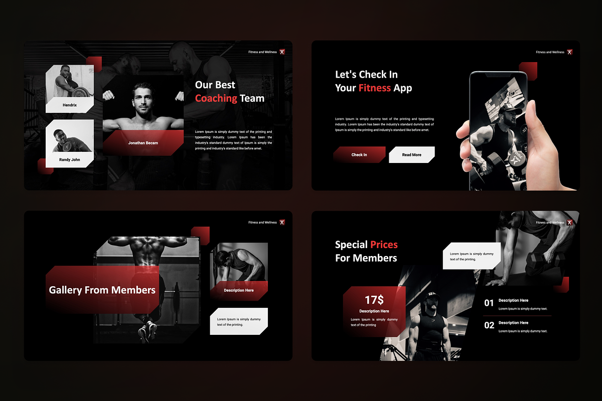 Fitness and Wellness Keynote, a Presentation Template by SquidPixey (Photo 3 of 7)