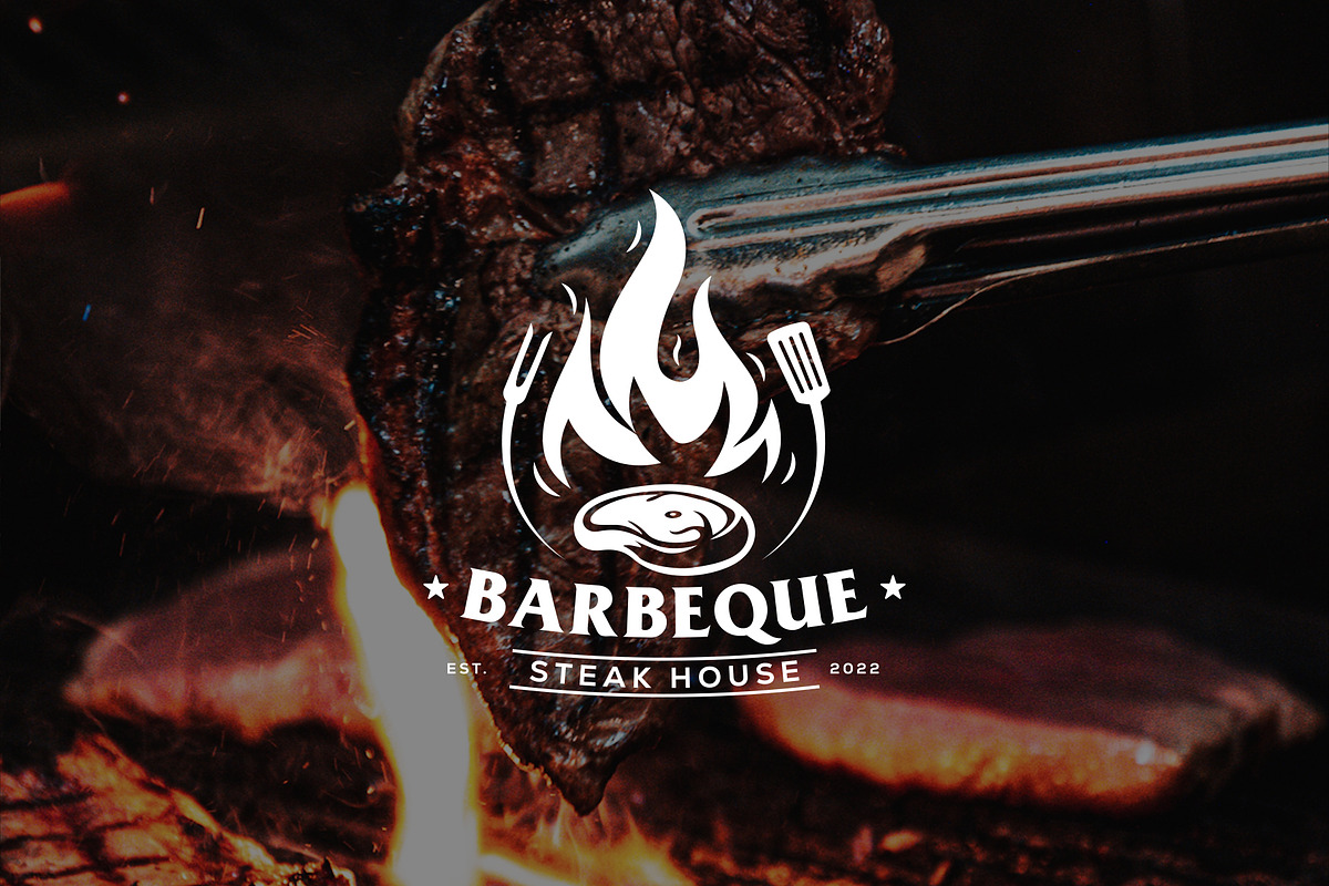 Barbeque logo bundle template, a Branding & Logo Template by Norma Studio (Photo 5 of 6)