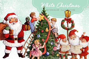 White Christmas Clipart Images