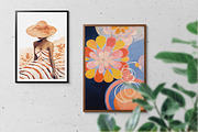 90 Colorful Art Print Series Posters, a Background Graphic by Muzi pear studio (Thumbnail 3 of 8)