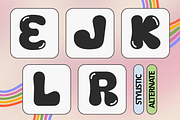 Agtir Bubble - Playful Logo Font, a Sans Serif Font by Nirmana Visual (Thumbnail 13 of 15)
