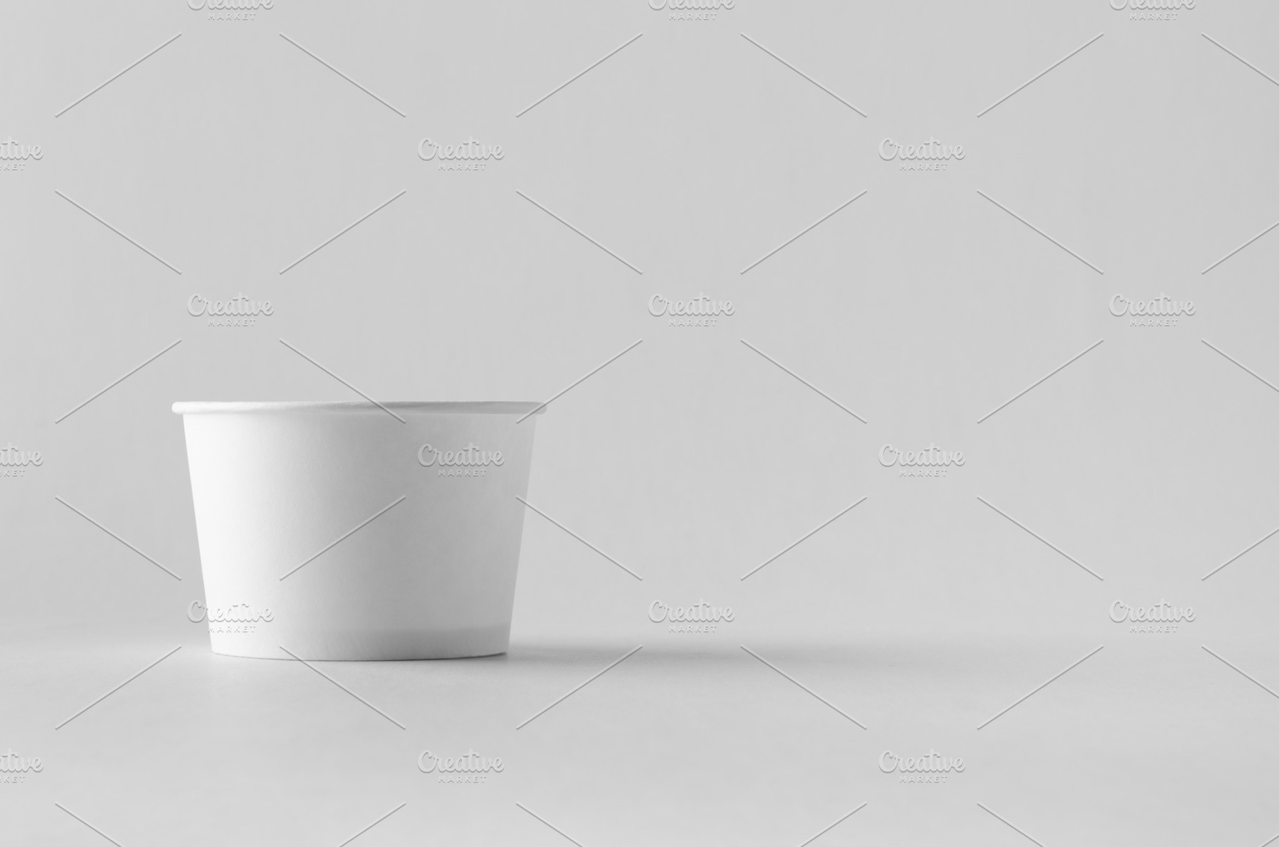 Ice cream paper cup mockup, JPEG, a Background Photo by Shablon