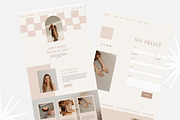 Modern Boho Squarespace 7.1 Template, a Squarespace Template by Forth and Wild (Thumbnail 3 of 8)