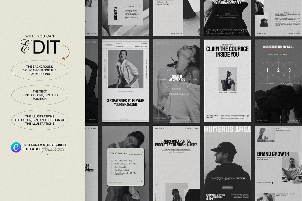 Instagram Marketing Story Bundle, a Social Media Template by Pixel Grid (Photo 8 of 8)