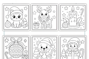 Cozy Christmas Bold Easy Coloring, a Seasonal Illustration by Coco Bloom (Thumbnail 3 of 3)