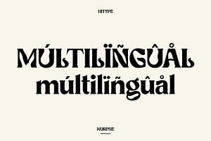 Murphe Display Typeface - Hitype