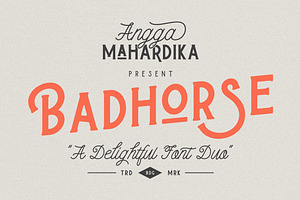 Badhorse Font