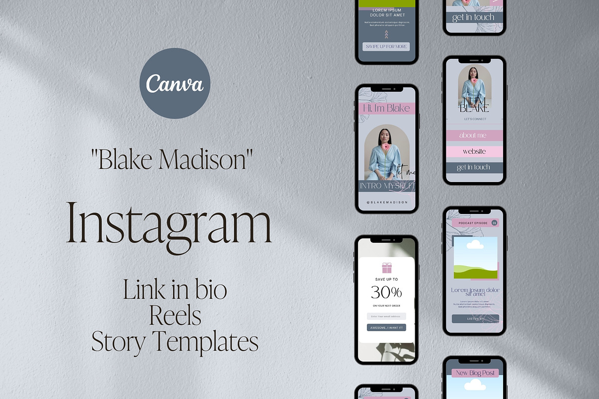 Canva DIY Brand Blake Madison, a Branding & Logo Template by Brand & Palms (Photo 11 of 17)