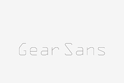 Gear Sans, a Sans Serif Font by Truestroke Type Foundry (Thumbnail 1 of 4)