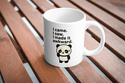 Funny Awkward Panda Sublimation, an Animal Illustration by Smillyy Threads (Thumbnail 4 of 6)