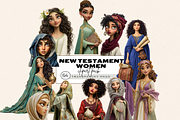 NEW TESTAMENT WOMEN CLIPART PACK, a Person Illustration by Daring Digies (Thumbnail 1 of 10)