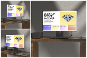 Desktop Mockup, a Wearable Device Mockup by Unerispace