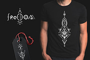 Space Geometry Font+ Bonuses, a Font by Nina's Illustration Shop (Thumbnail 6 of 6)