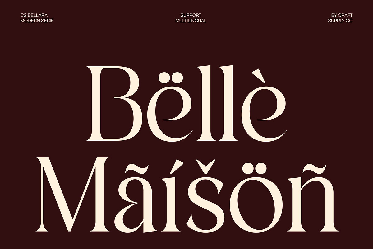CS Bellara – Modern Serif Font, a Serif Font by Craft Supply Co. (Photo 7 of 8)