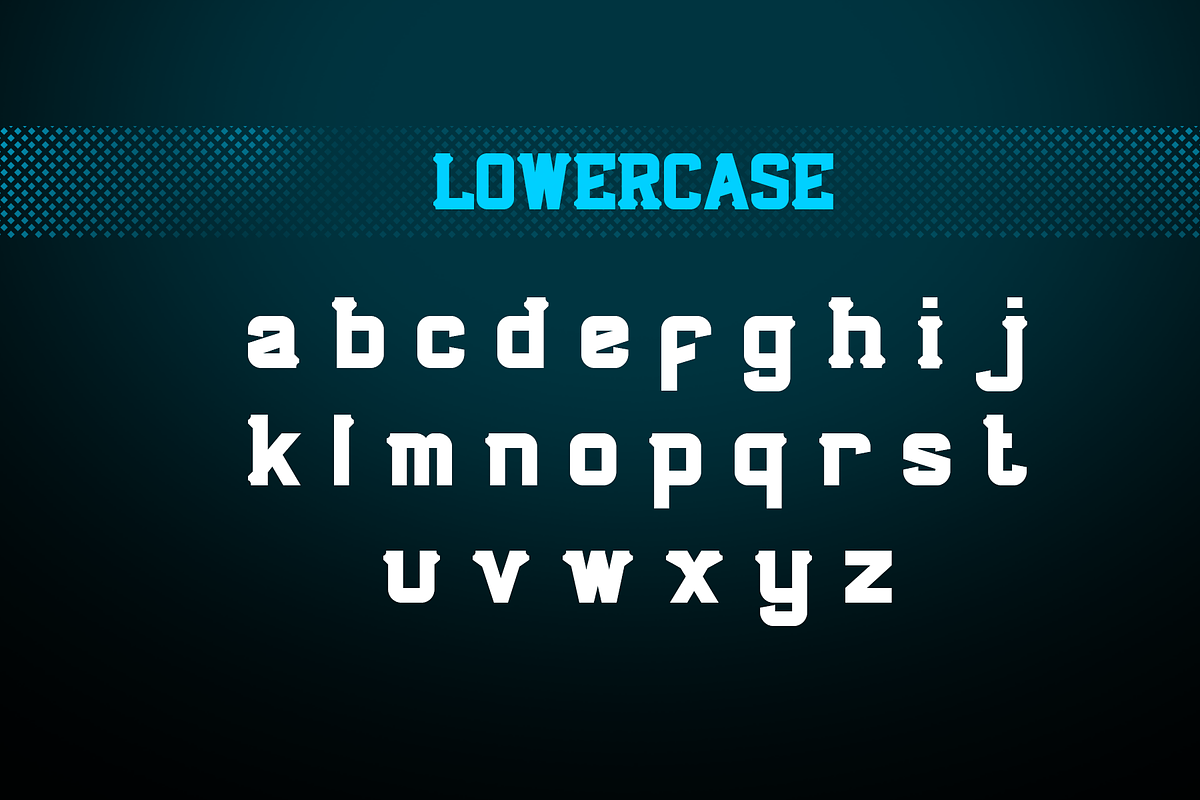 NFC BLITTER DISPLAY FONT preview 4